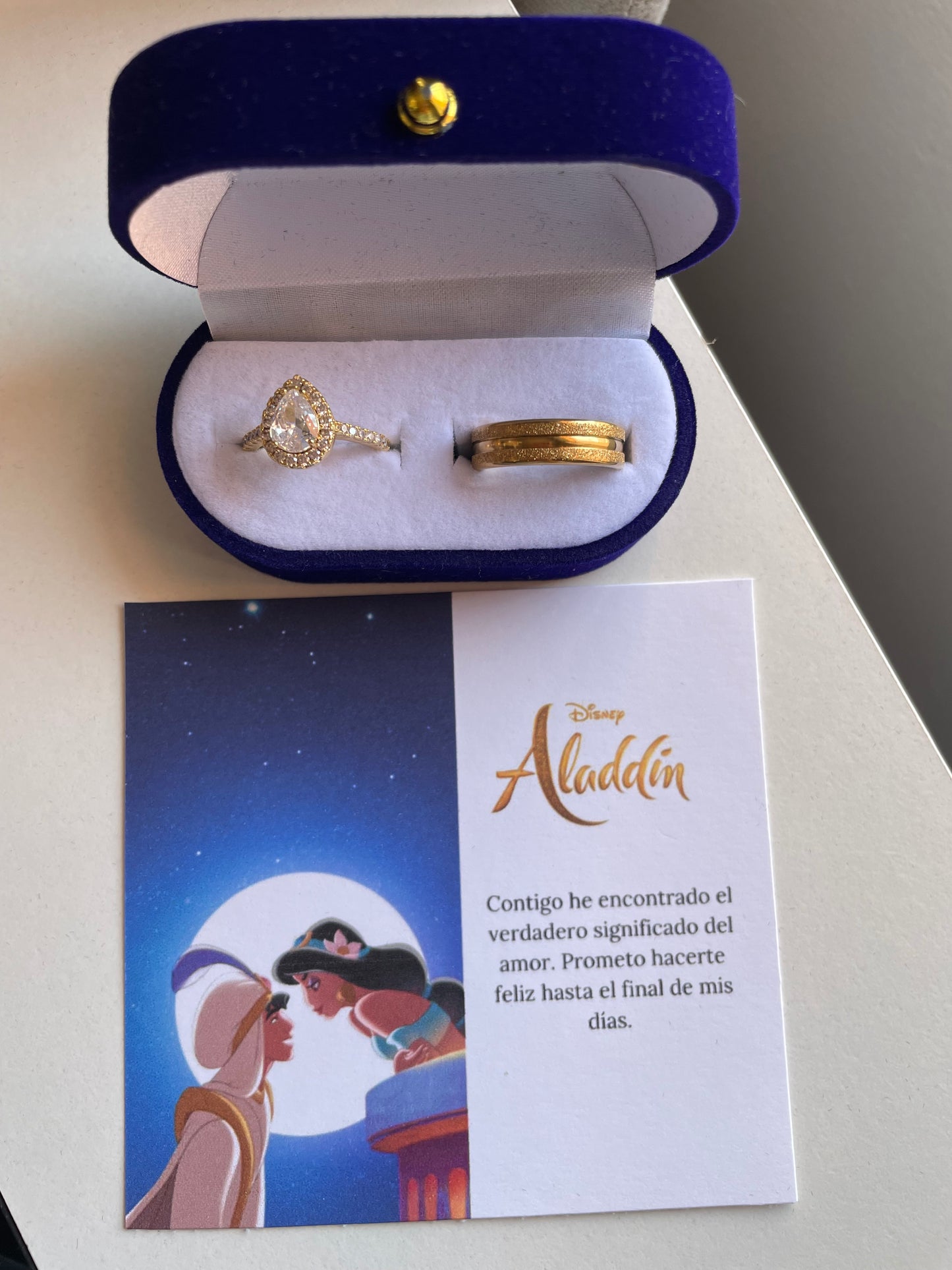 Anillos Promesa Inspirados Aladdin 🧞♂️ ✨