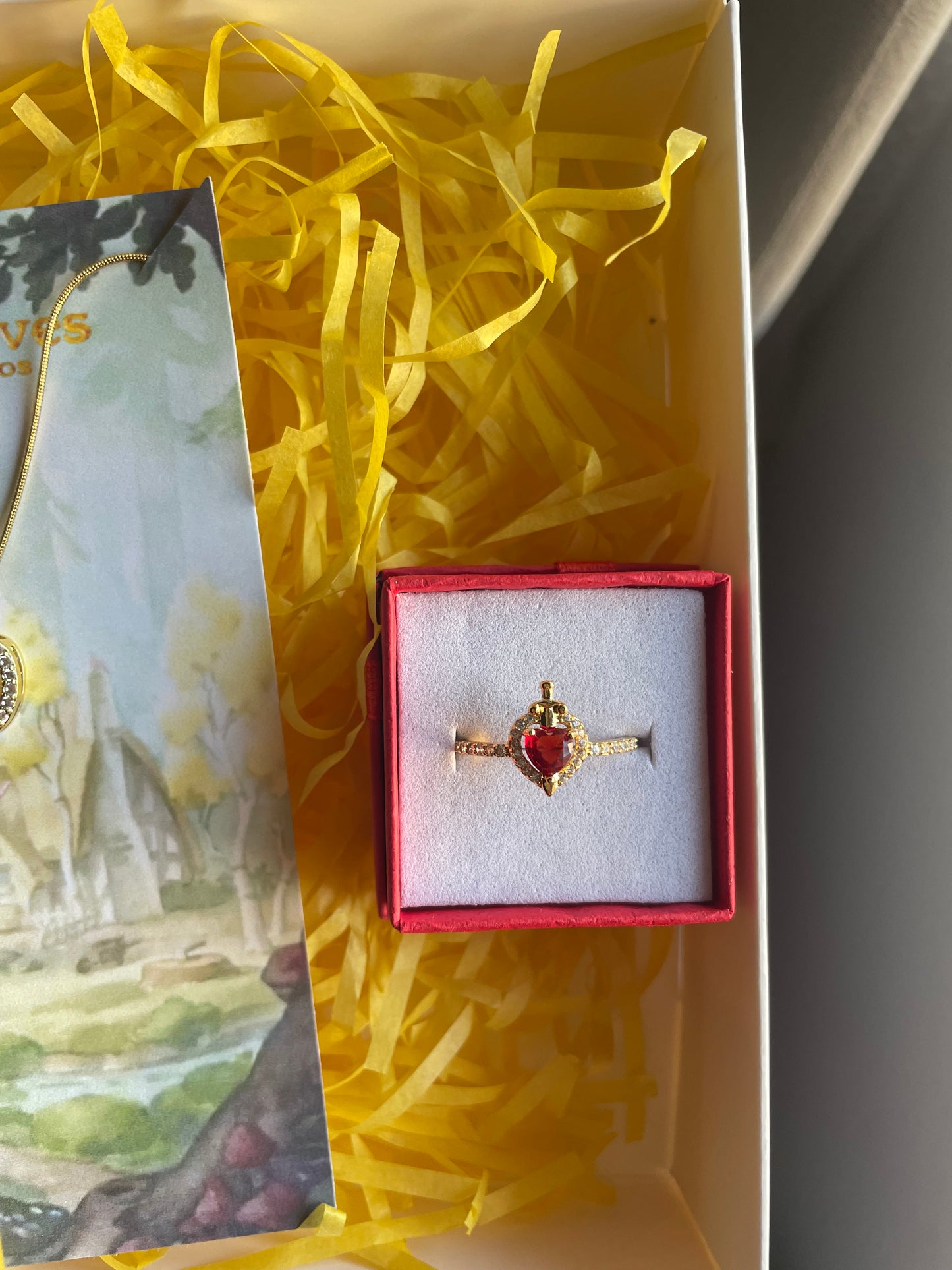 Pack collar y anillo de Blancanieves