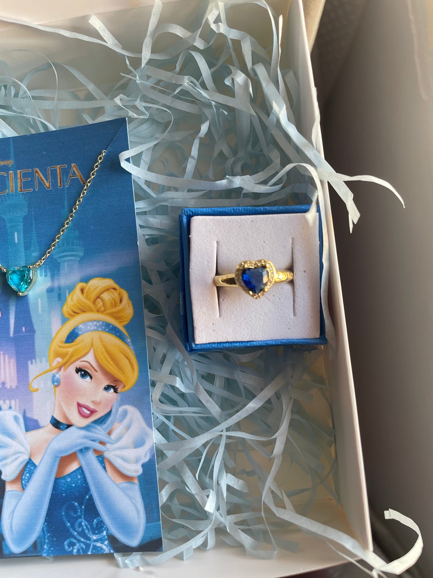 Pack collar y anillo de Cenicienta