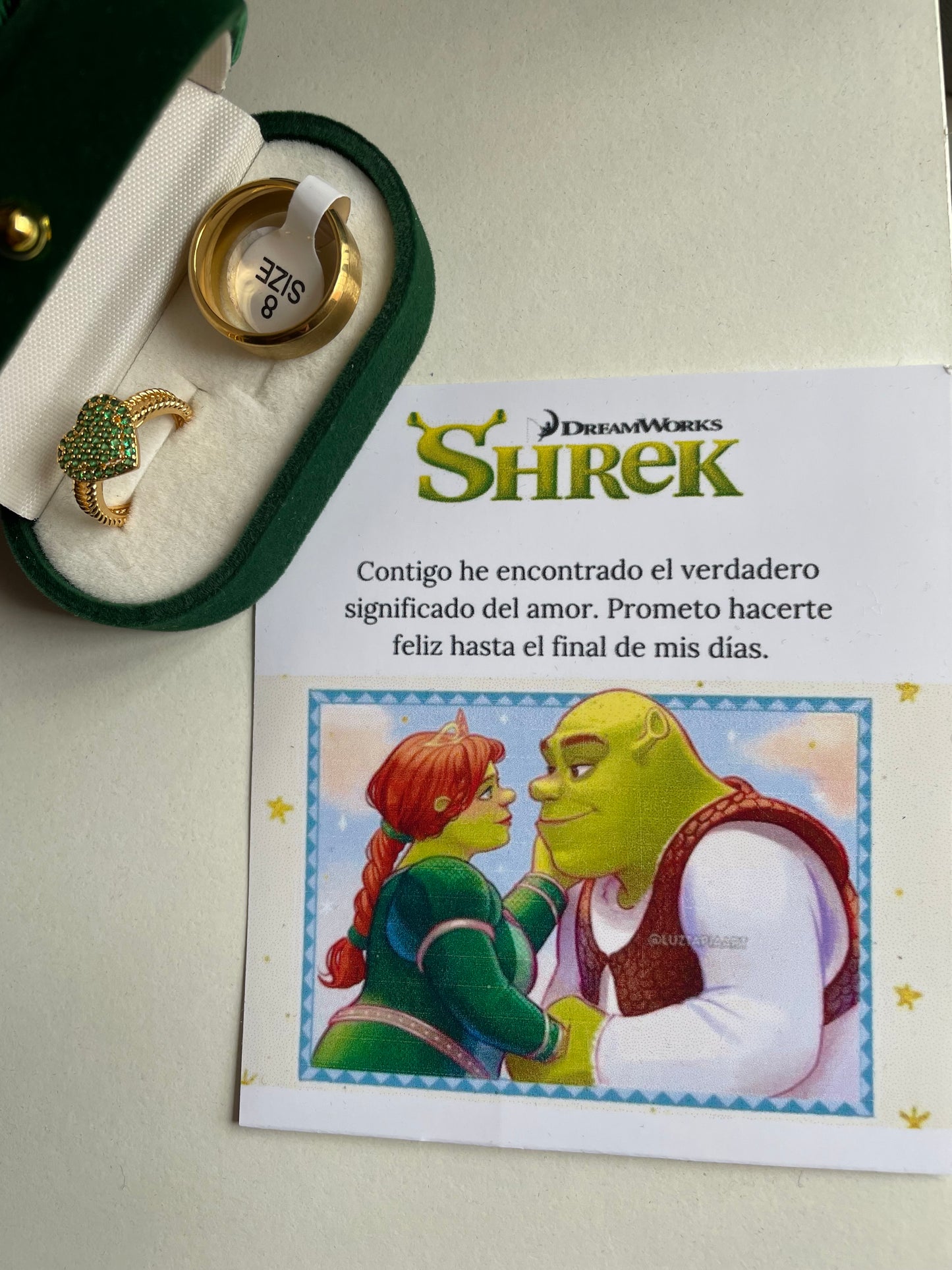 Anillos Shrek