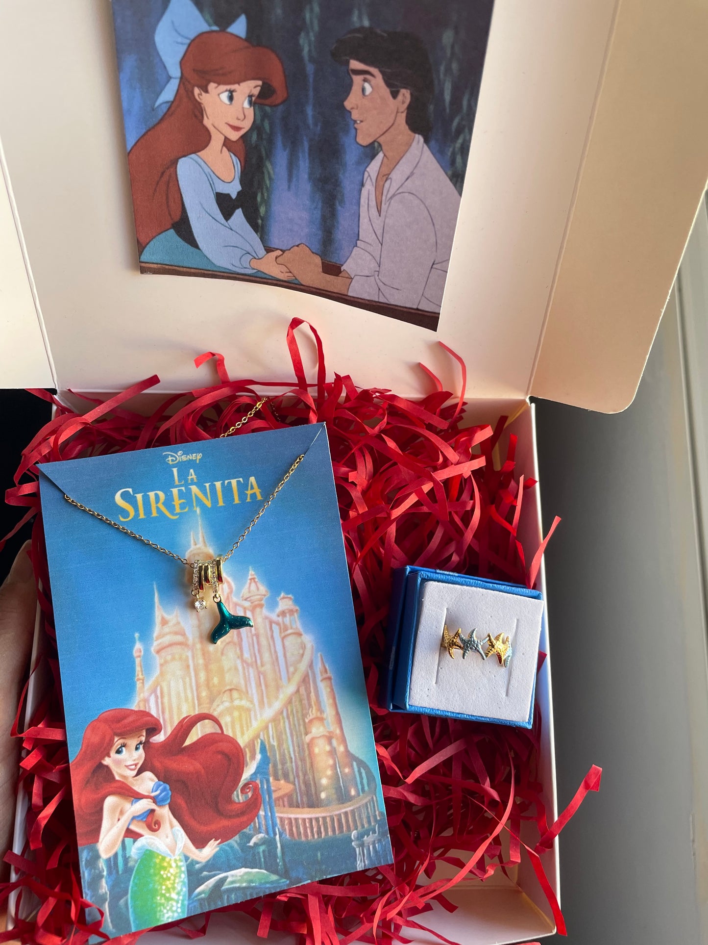 Pack collar y anillo de La Sirenita