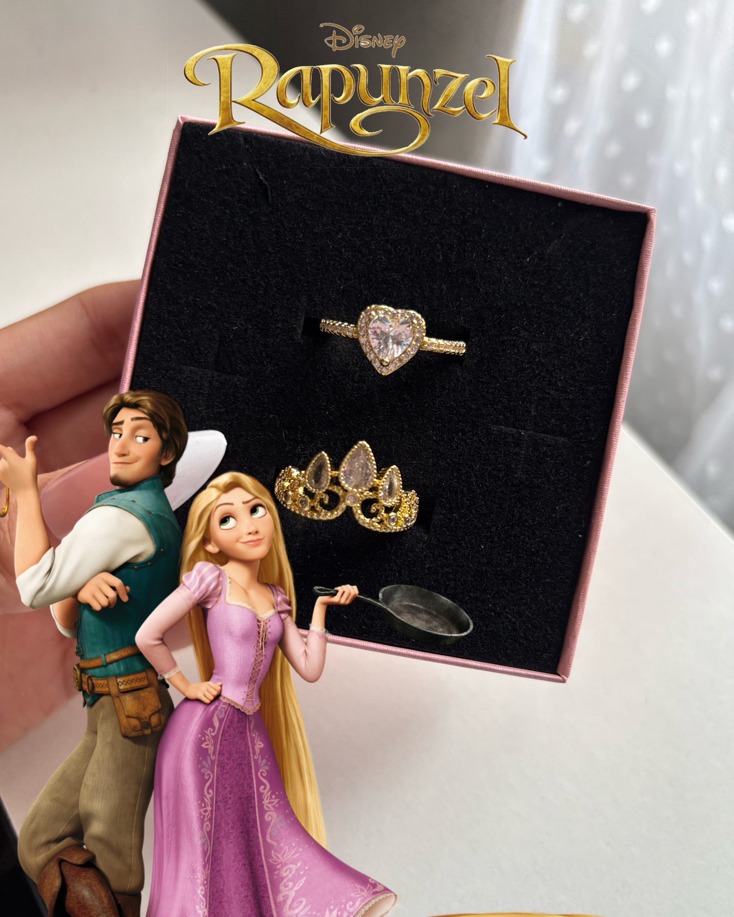 Set anillos Rapunzel ☀️