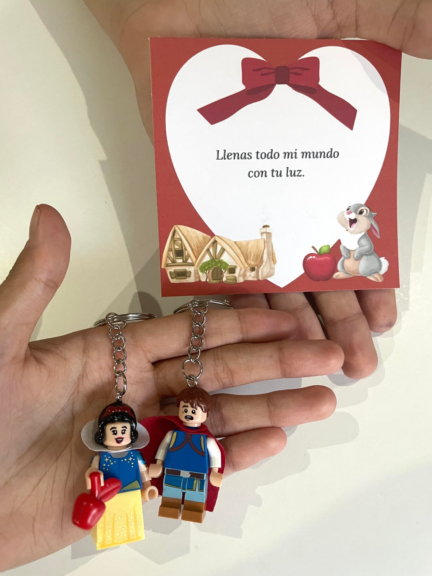 Set llaveros de Blancanieves 🍎🪞