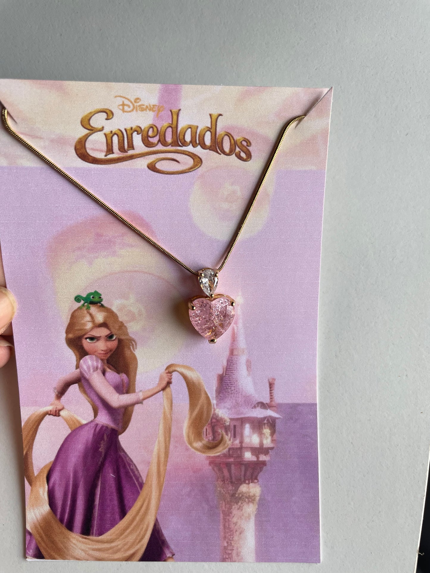 Pack collar y anillo de Rapunzel 🩷✨