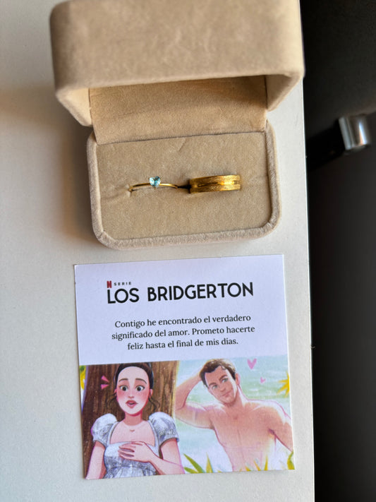 Anillos pareja Los Bridgenton (Sophie y Benedict) 🐝🪻
