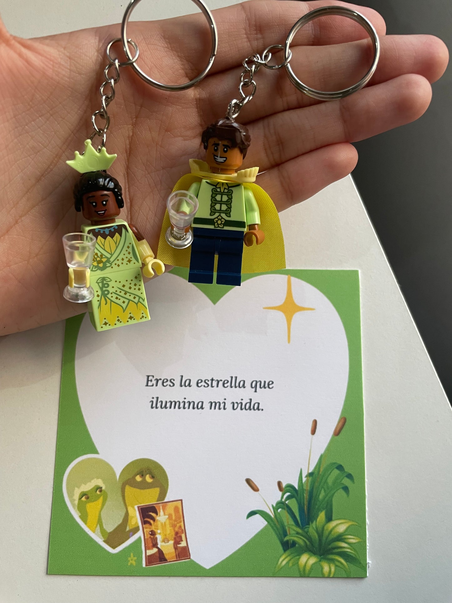 Set llaveros de Princesa y el Sapo 🐸✨