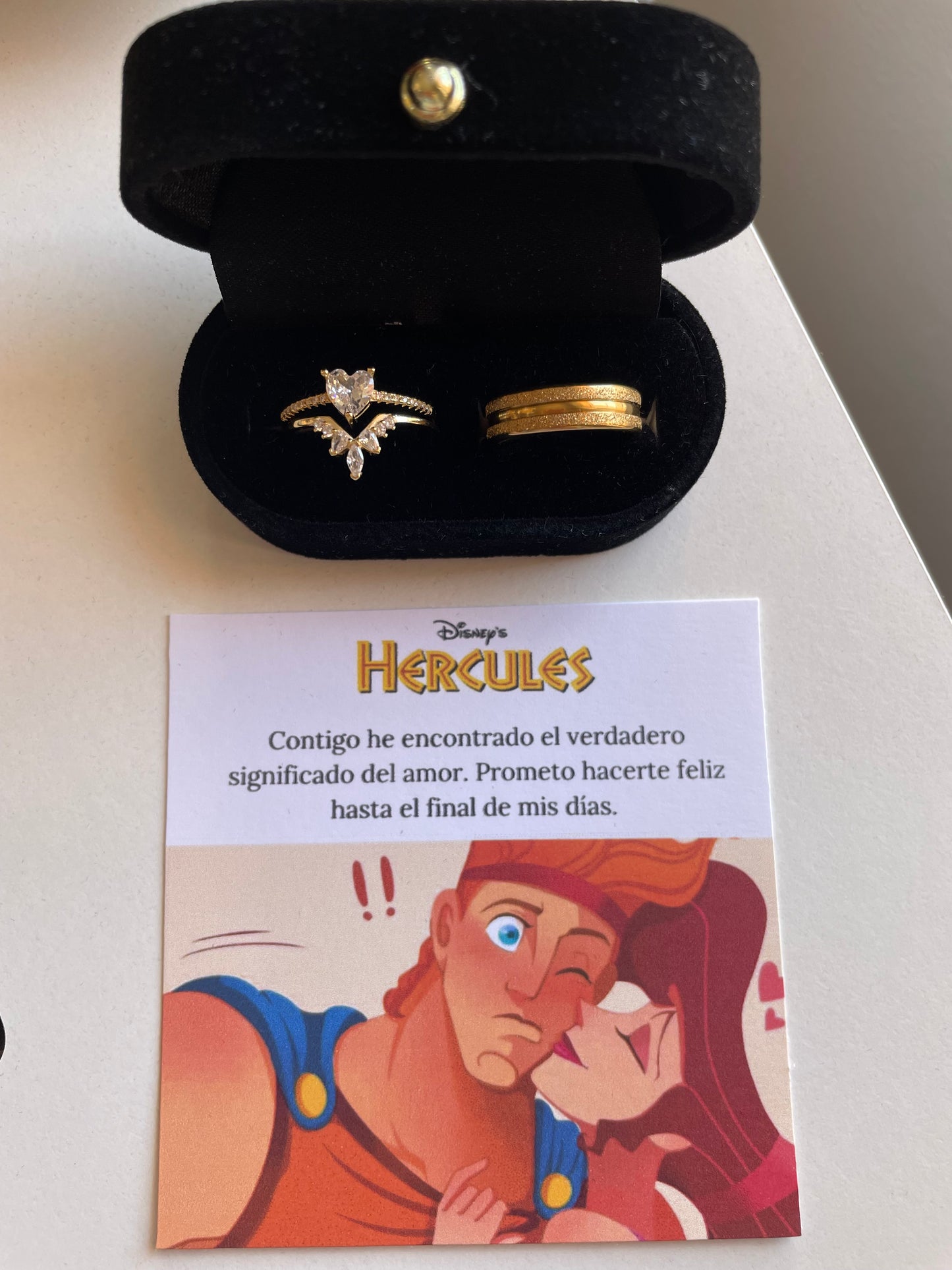 Anillos promesa Hércules