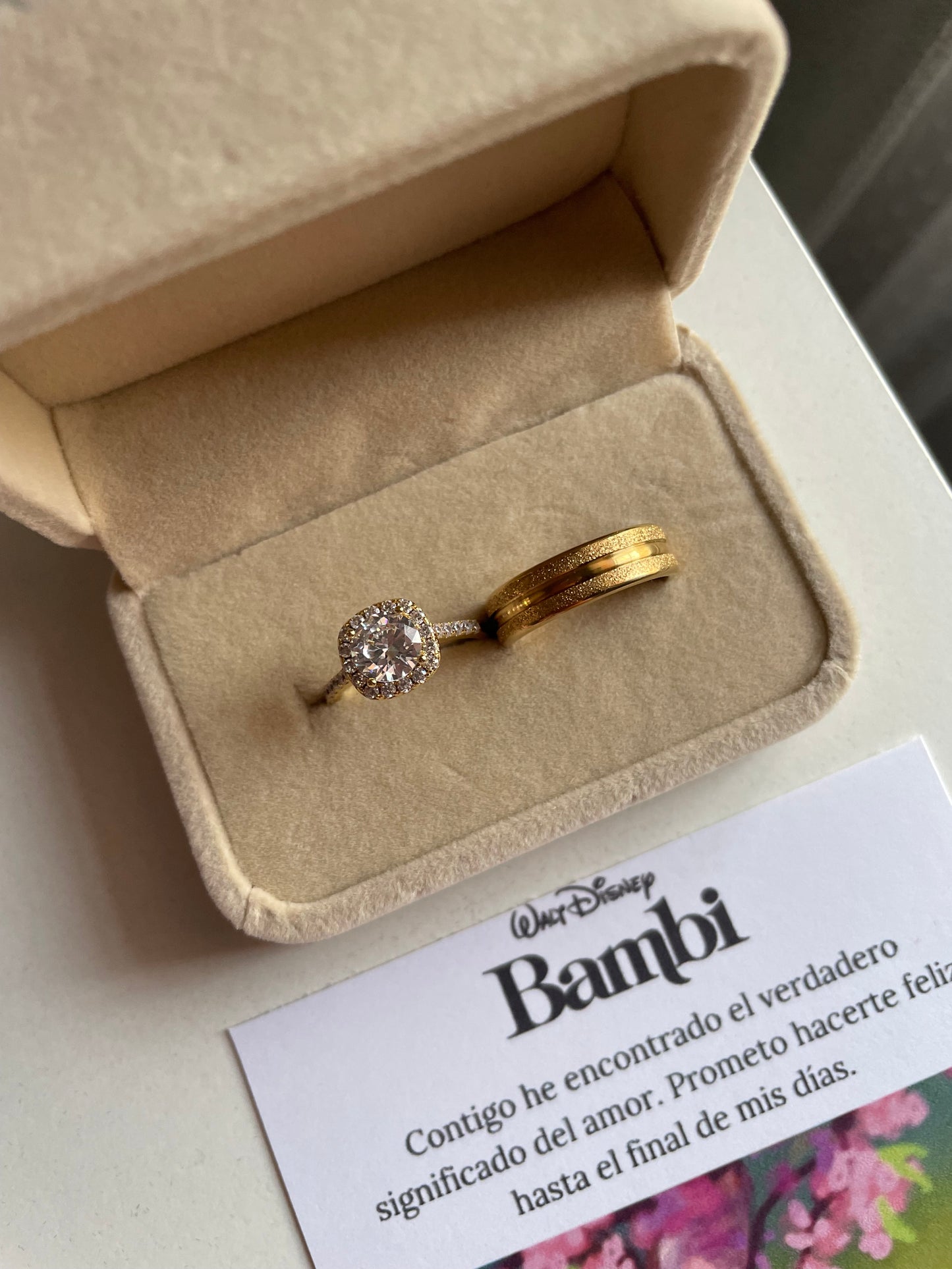 Anillos promesa Bambi 🦌🩷