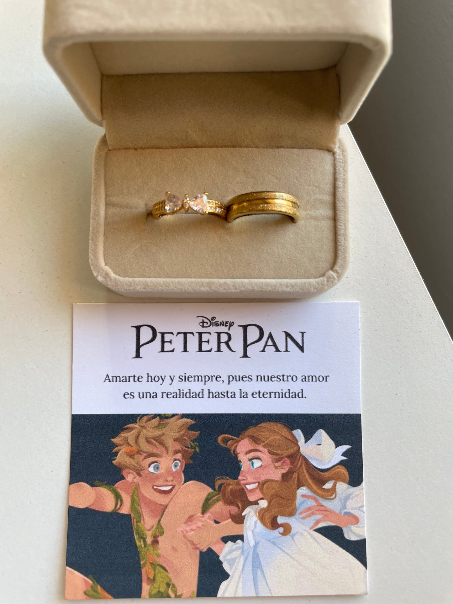 Anillos Promesa Peter Pan ✨