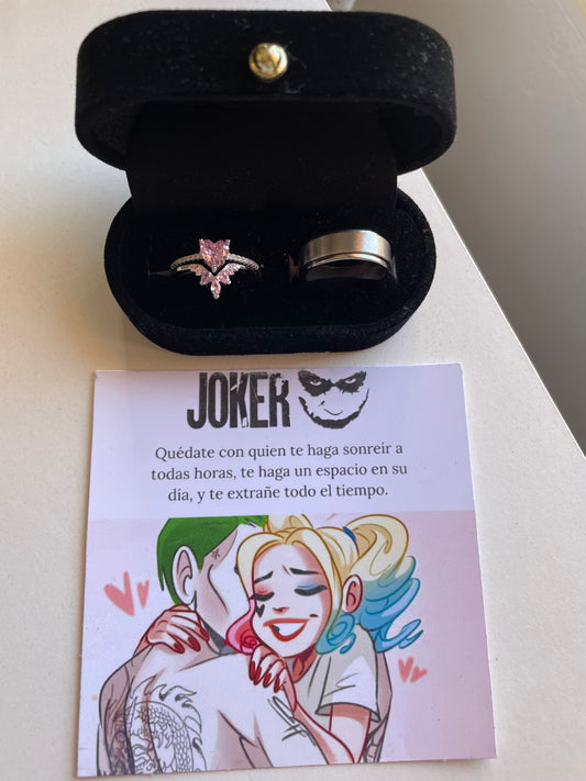 Anillos promesa Joker y Harley Queen 💕✨