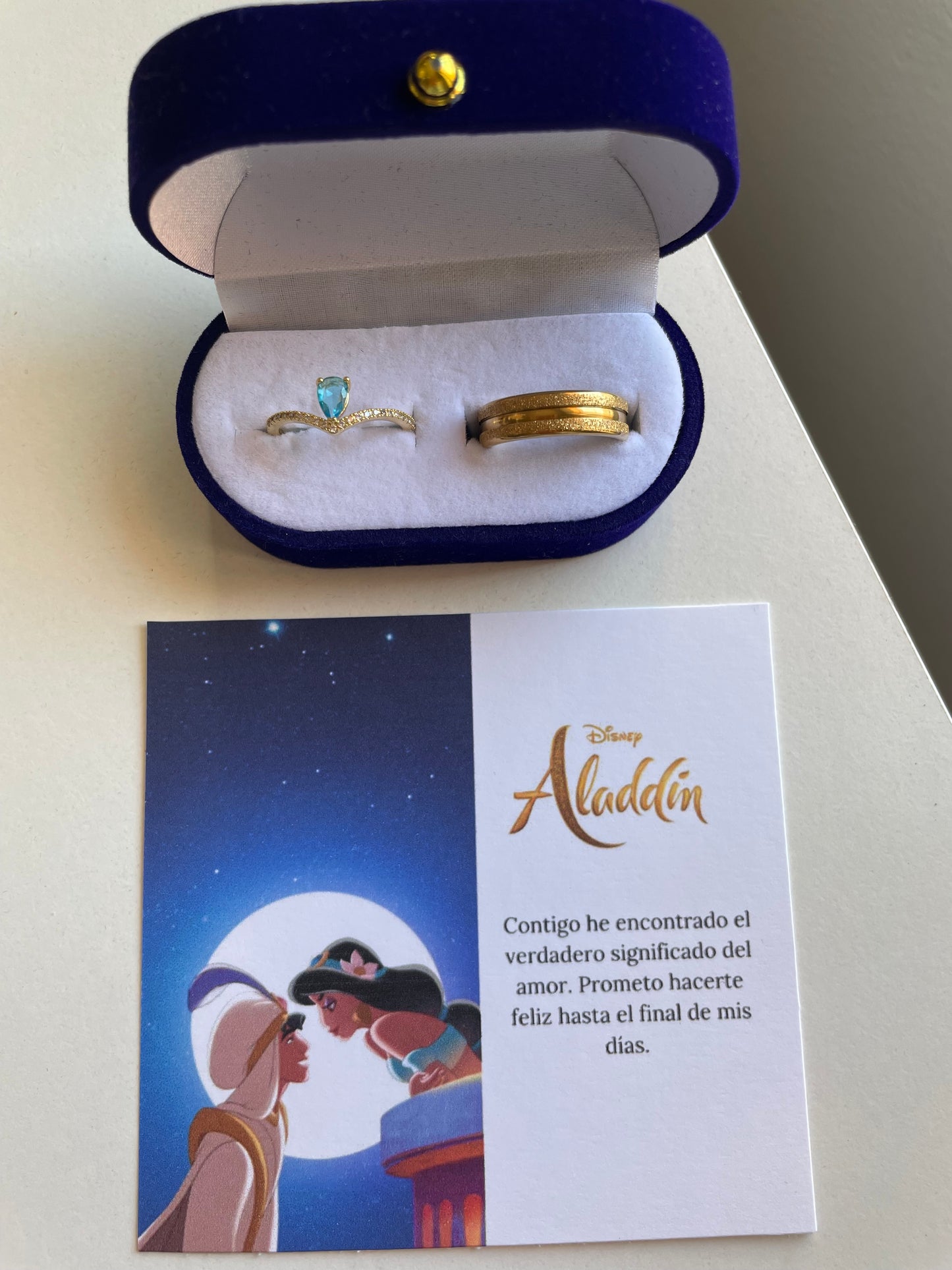 Anillos de promesa Aladdin