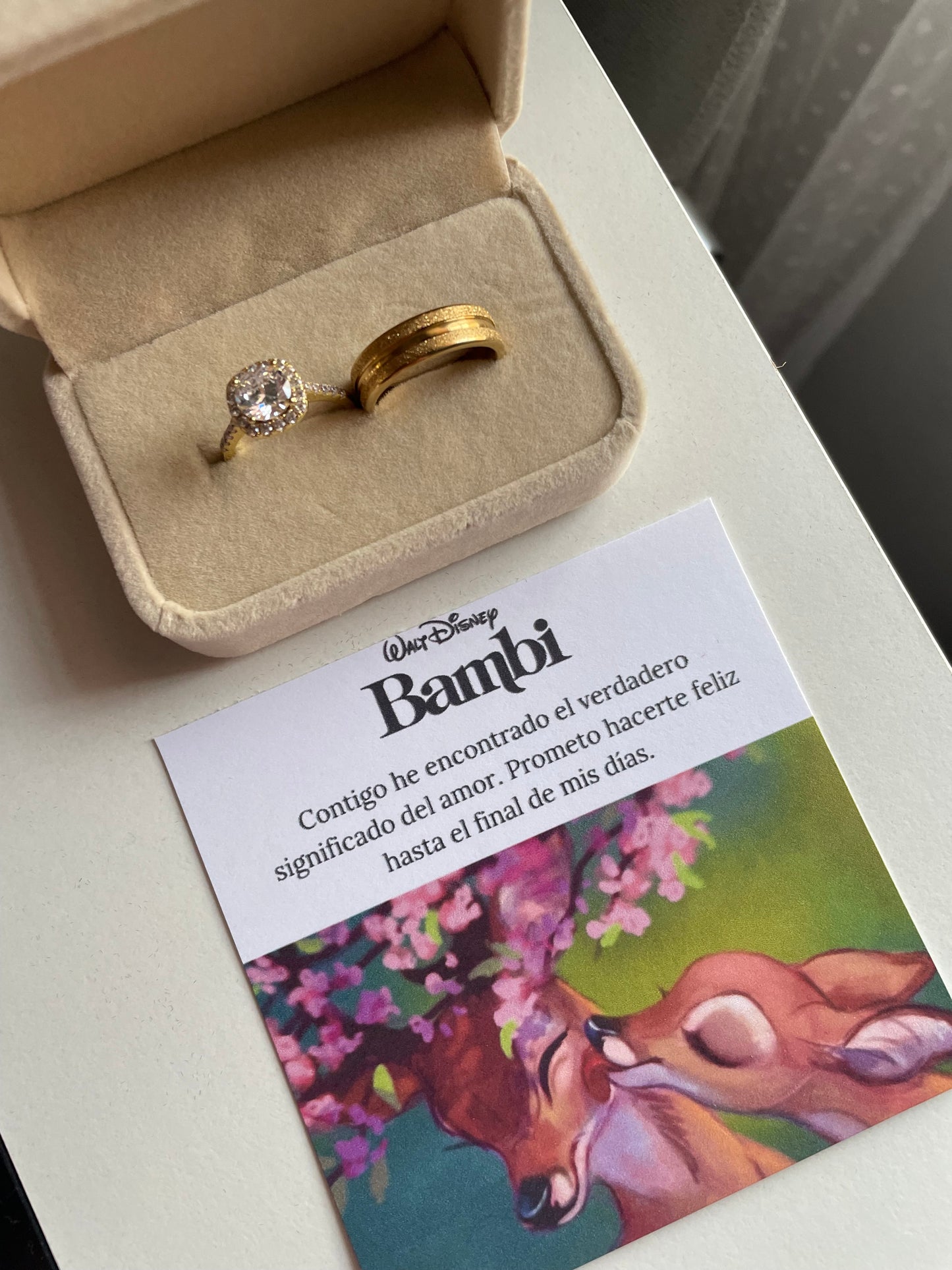 Anillos promesa Bambi 🦌🩷