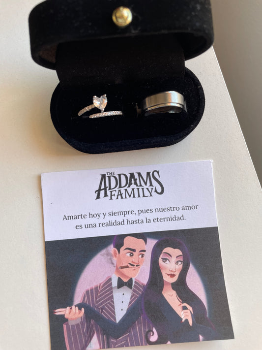 Anillos promesa De Addams