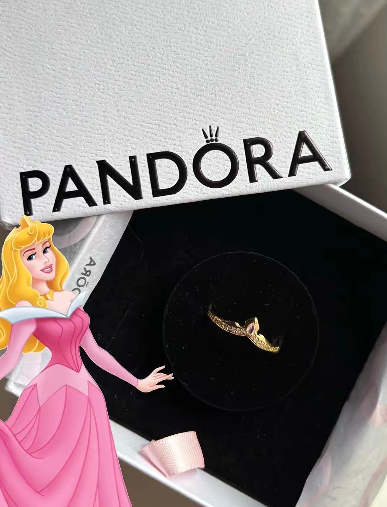 Anillo Aurora Pandora 🦉🧺