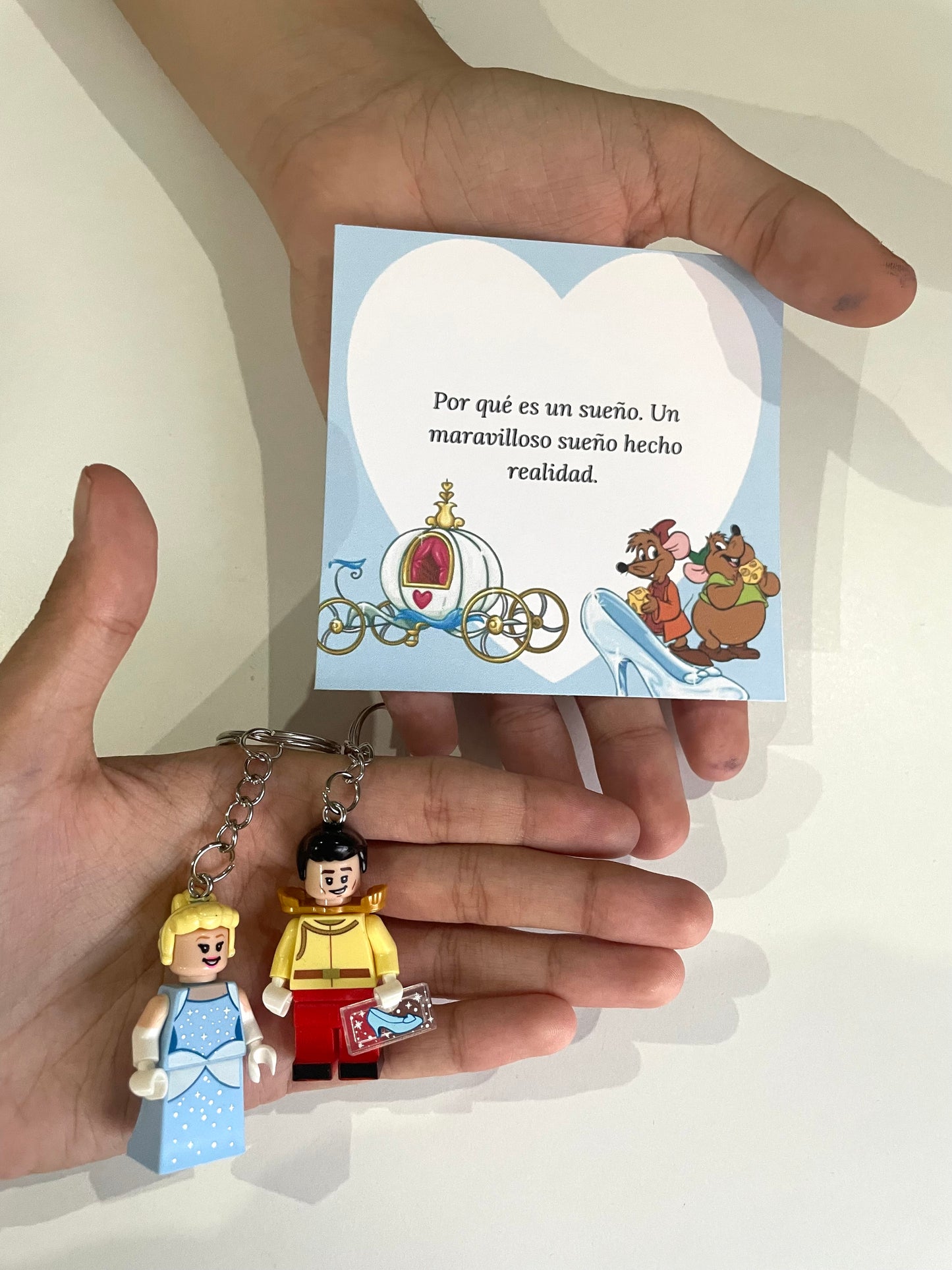 Set llaveros de Cenicienta 🐭💎