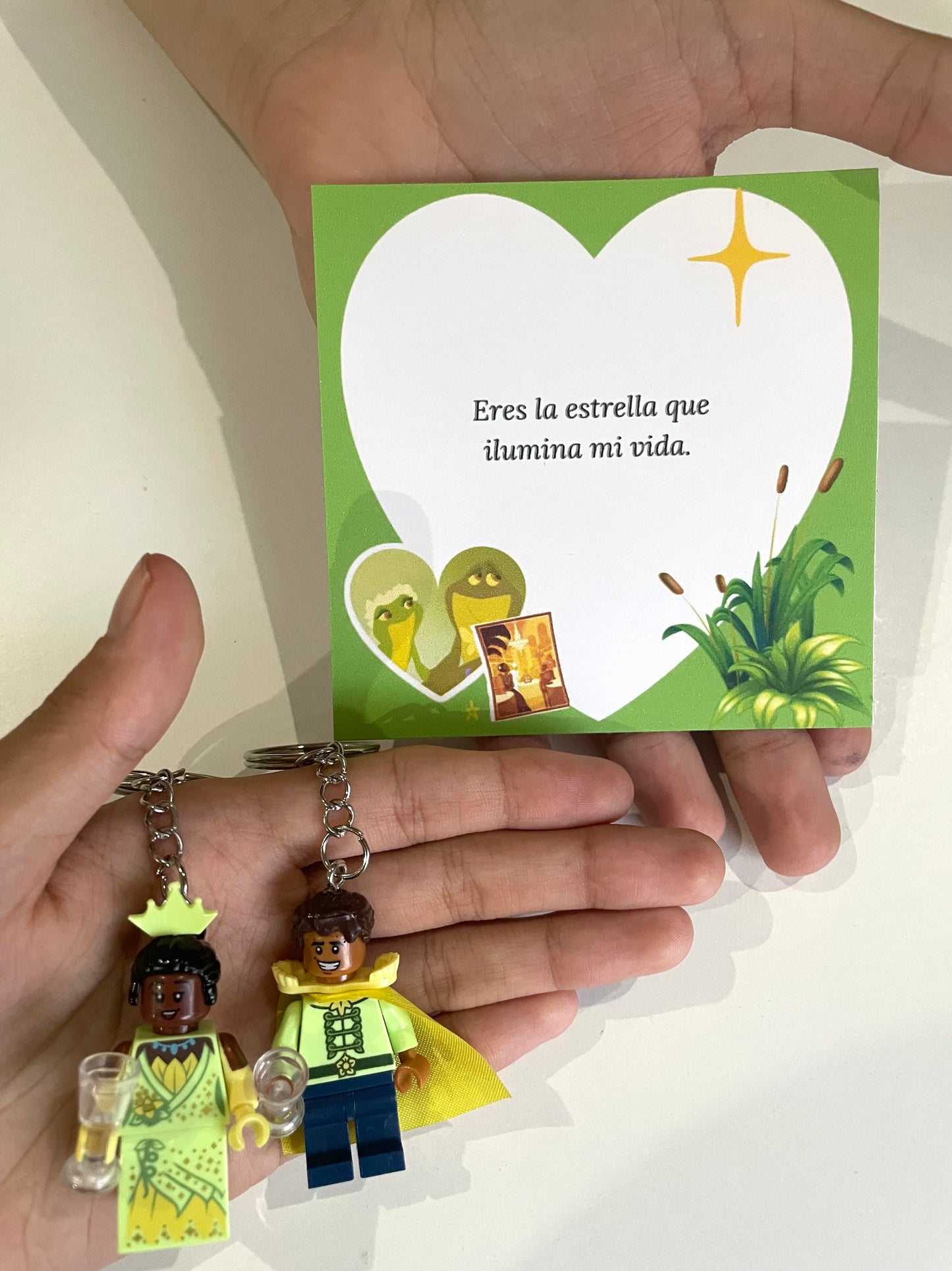 Set llaveros de Princesa y el Sapo 🐸✨