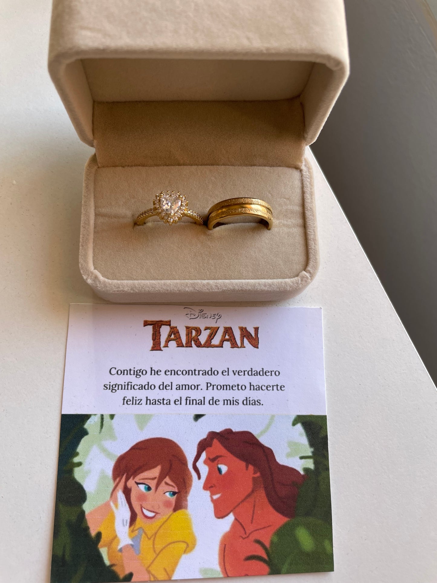 Anillos Promesa Inspiración Tarzan 💚