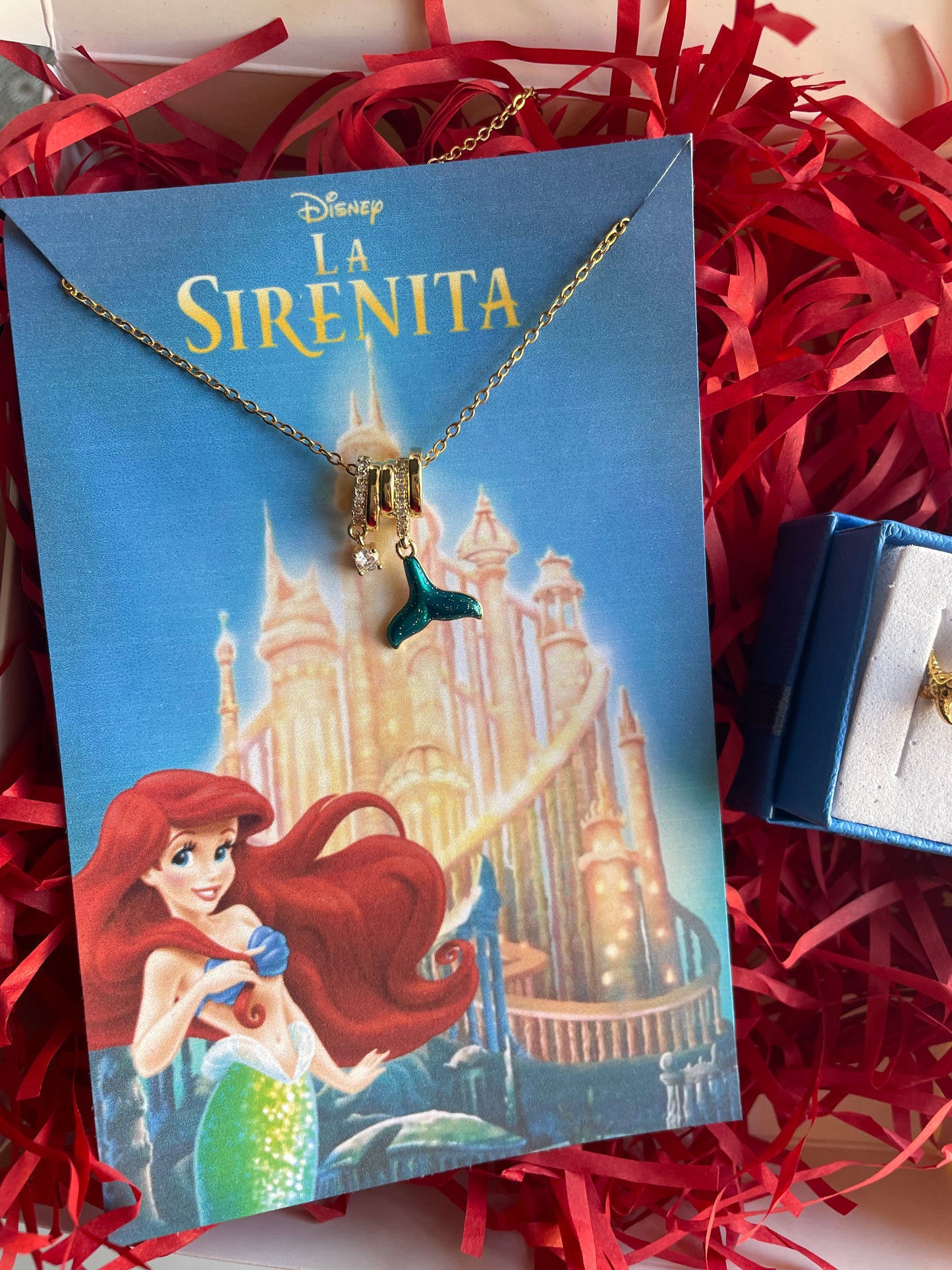 Pack collar y anillo de La Sirenita