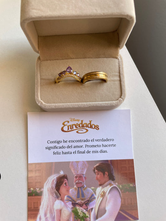 Anillos Promesa Inspirado Enrredados 💜