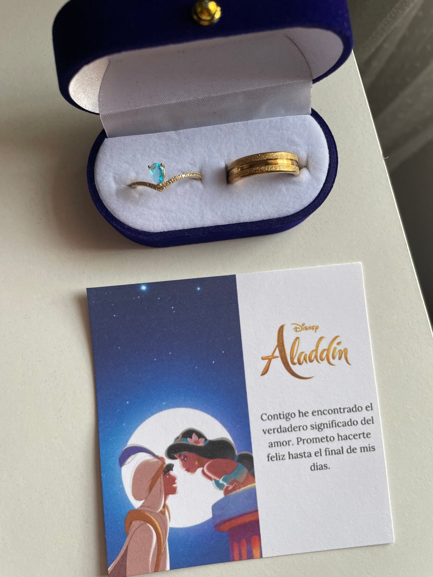 Anillos de promesa Aladdin