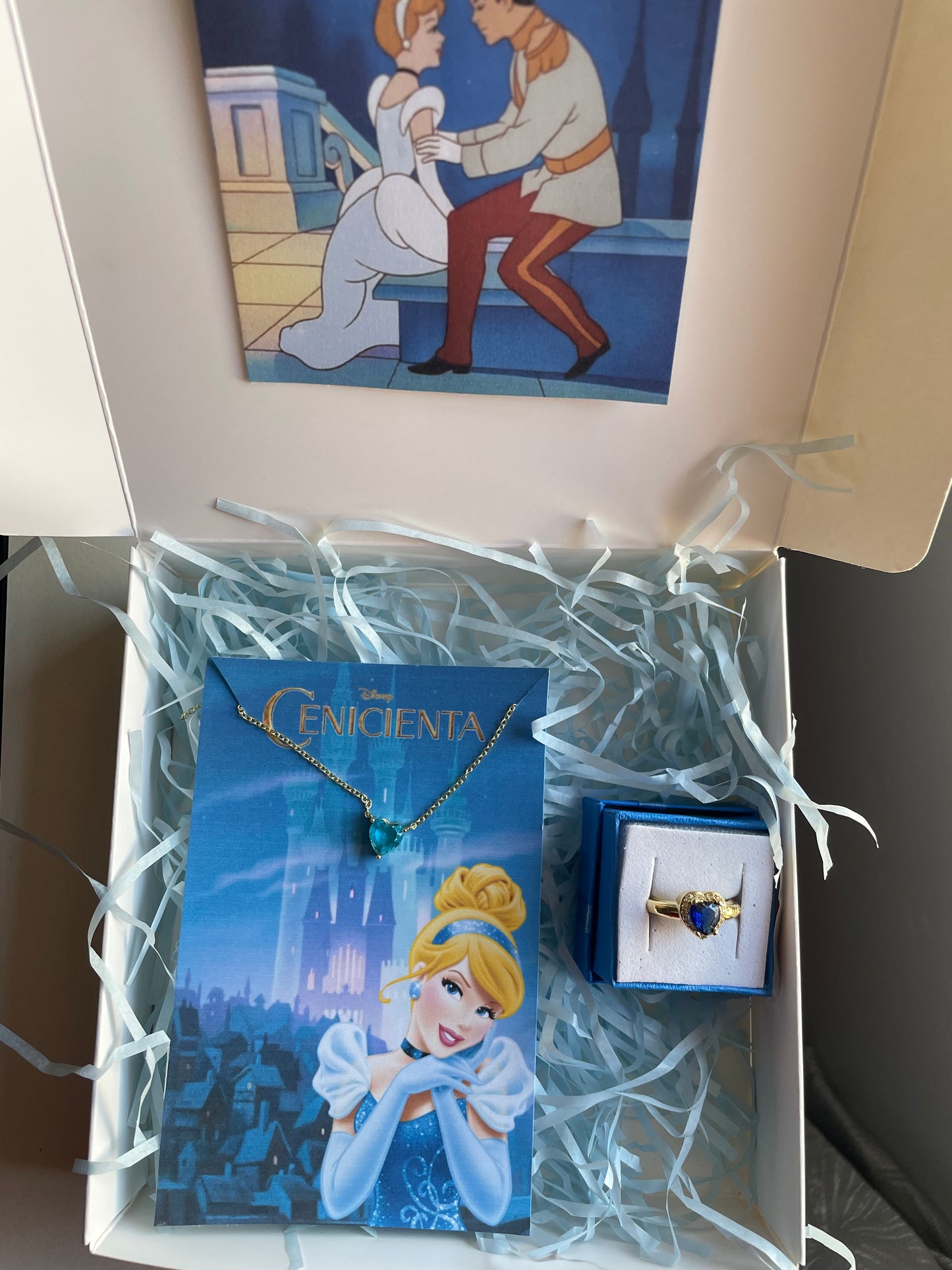 Pack collar y anillo de Cenicienta