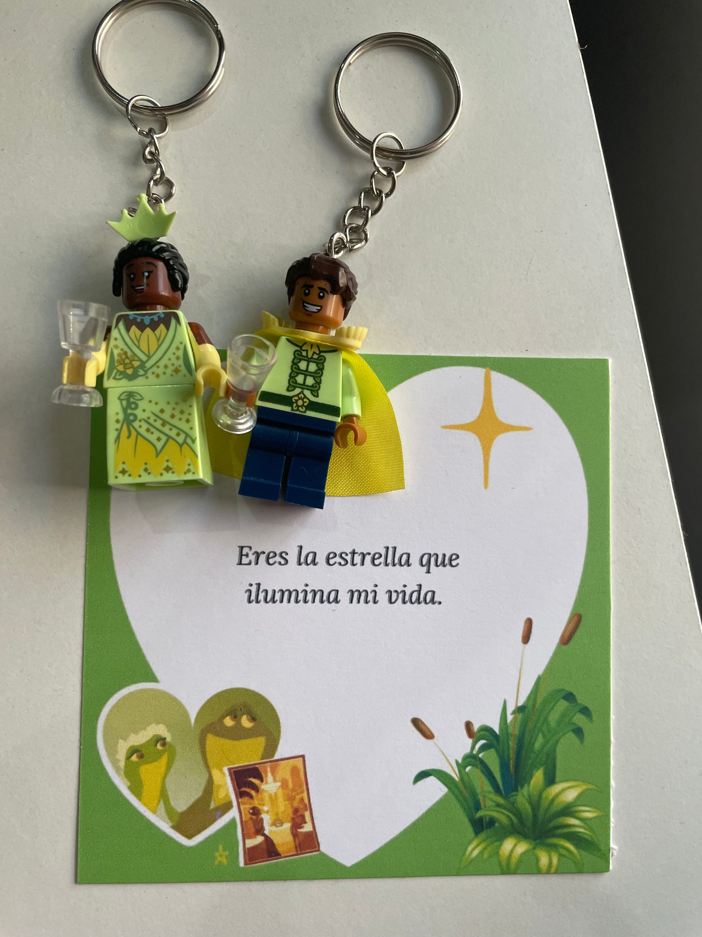 Set llaveros de Princesa y el Sapo 🐸✨