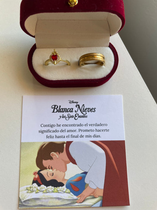Anillos Promesa Blancanieves Nuevo