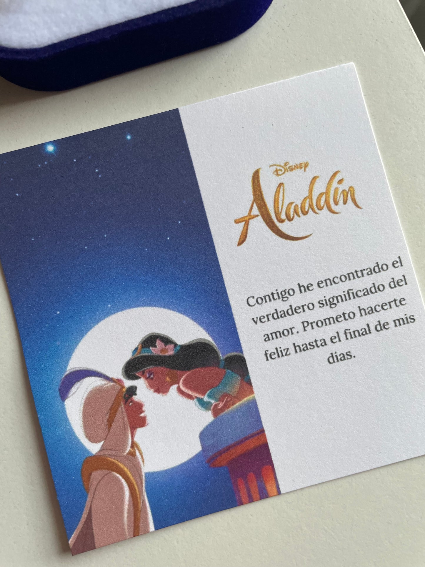 Anillos de promesa Aladdin