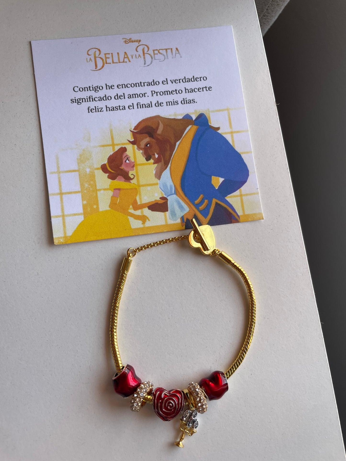 Pulsera Bella y Bestia ❤️✨