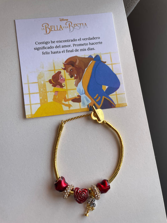 Pulsera Bella y Bestia ❤️✨